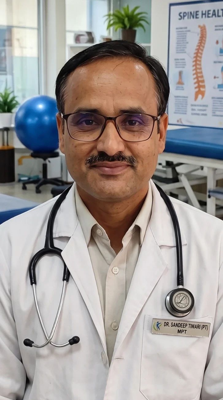 Portrait of Dr. Sandeep Tiwari, Clinic Lead at Geeta Krishna Physiotherapy